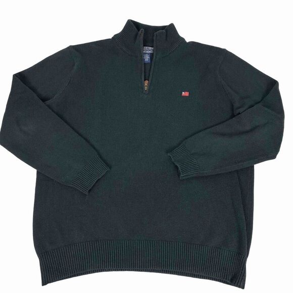 Polo Jeans Company Mens 1/4 Zip Sweater Large - Picture 1 of 7